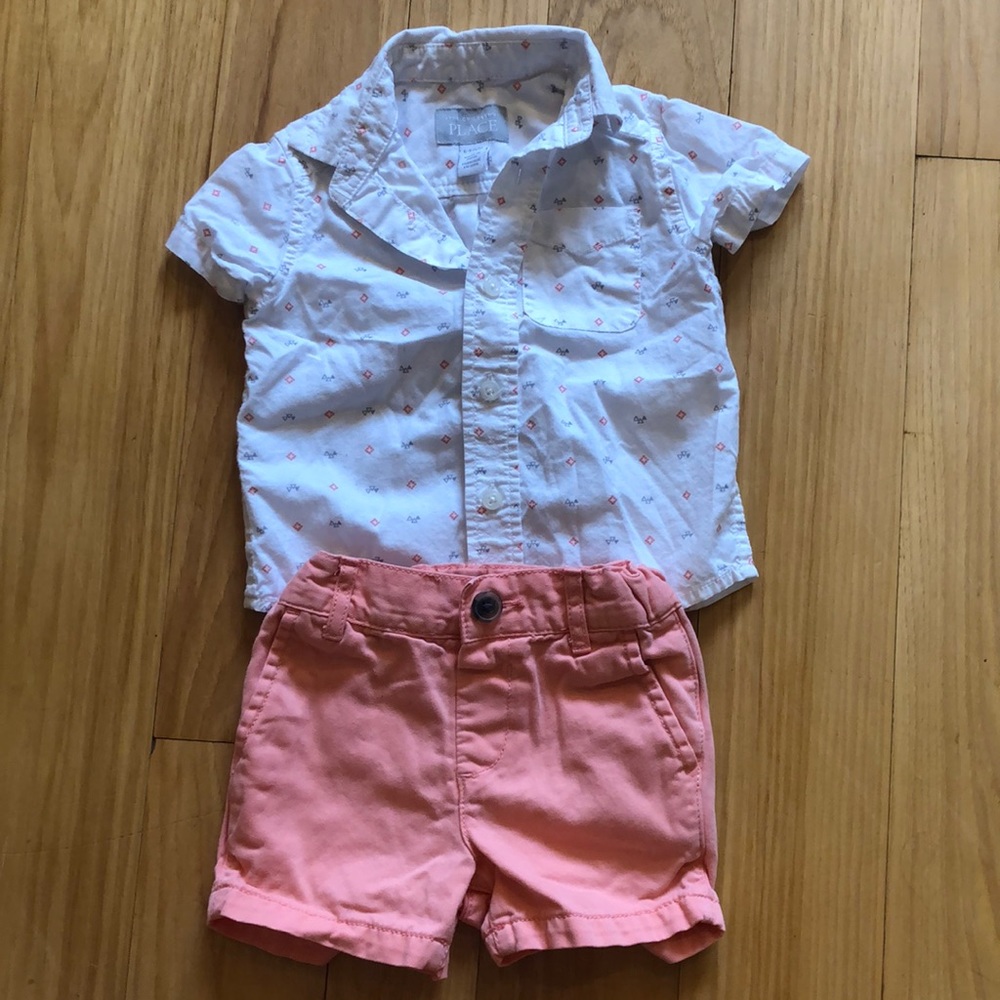 Size 6-9 months childrens place outfit